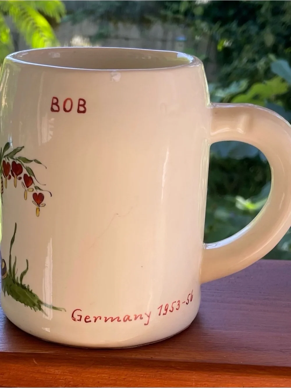 Hand-Painted Child Illustration Ceramic Mug Muchen Stein